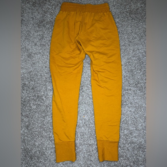 Free People Movement Sunny Skinny Sweatpant Jogger in Gold High Rise - Picture 6 of 7